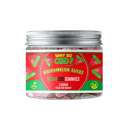 Why So CBD? 1500mg Broad Spectrum CBD Small Vegan Gummies - 11 Flavours - ScentiMelti Home Fragrance, Beauty & Gifts UK