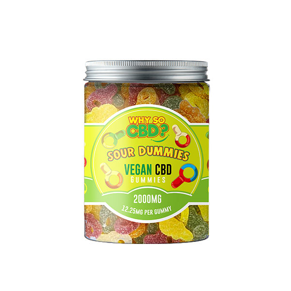 Why So CBD? 2000mg CBD Large Vegan Gummies - 11 Flavours - ScentiMelti Home Fragrance, Beauty & Gifts UK