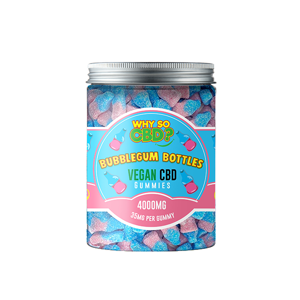 Why So CBD? 4000mg CBD Large Vegan Gummies - 11 Flavours - ScentiMelti Home Fragrance, Beauty & Gifts UK