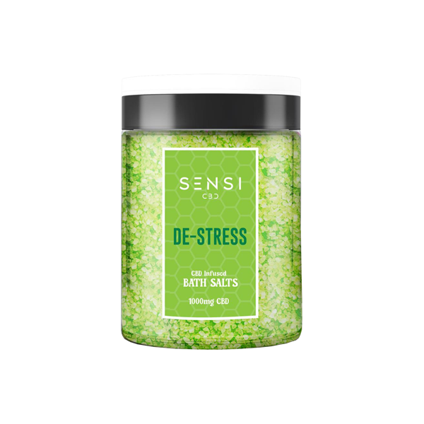 Sensi CBD 1000mg CBD Infused Bath Salts - 700g (BUY 1 GET 1 FREE) - ScentiMelti Home Fragrance, Beauty & Gifts UK