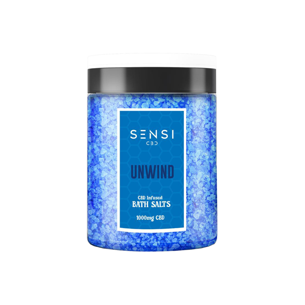 Sensi CBD 1000mg CBD Infused Bath Salts - 700g (BUY 1 GET 1 FREE) - ScentiMelti Home Fragrance, Beauty & Gifts UK