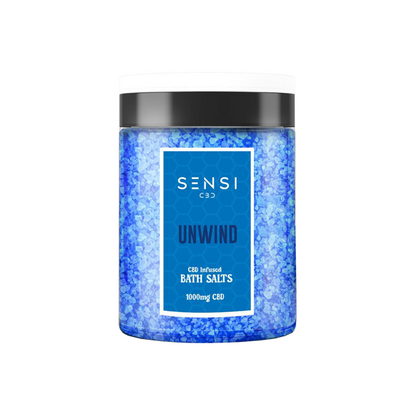 Sensi CBD 1000mg CBD Infused Bath Salts - 700g (BUY 1 GET 1 FREE) - ScentiMelti Home Fragrance, Beauty & Gifts UK