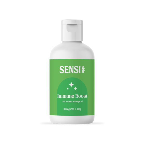 Sensi CBD 100mg CBD Massage Oil - 100ml (BUY 1 GET 1 FREE) - ScentiMelti Home Fragrance, Beauty & Gifts UK