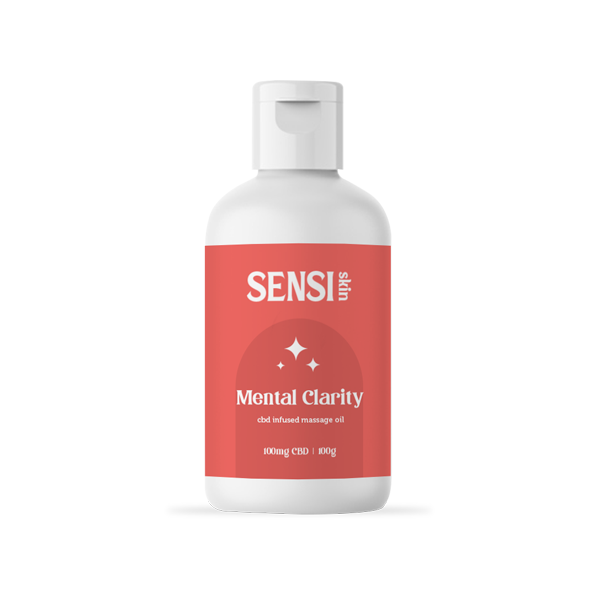 Sensi CBD 100mg CBD Massage Oil - 100ml (BUY 1 GET 1 FREE) - ScentiMelti Home Fragrance, Beauty & Gifts UK