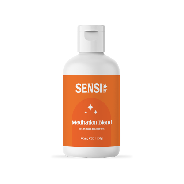 Sensi CBD 100mg CBD Massage Oil - 100ml (BUY 1 GET 1 FREE) - ScentiMelti Home Fragrance, Beauty & Gifts UK