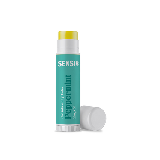 Sensi Skin 25mg CBD Lip Balm - 4g (BUY 1 GET 1 FREE) The CBD Hut ScentiMelti Wax Melts