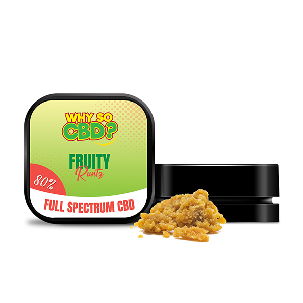 Why So CBD? 80% Full Spectrum CBD Crumble 1g - ScentiMelti Home Fragrance, Beauty & Gifts UK