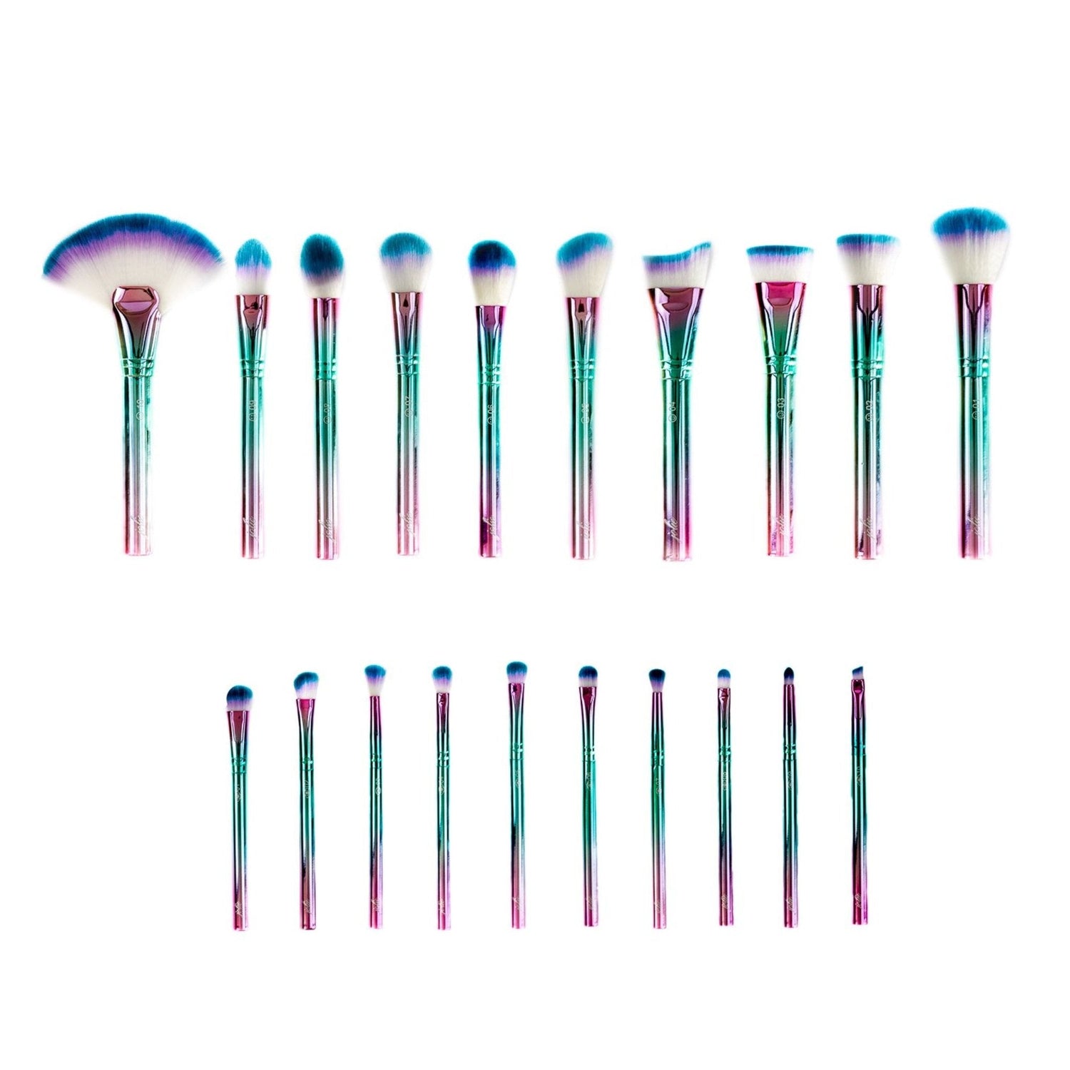 Jolie Beauty Mythical Dreamers Makeup Brush Set - 20 Professional Vegan Brushes - ScentiMelti Home Fragrance, Beauty & Gifts UK