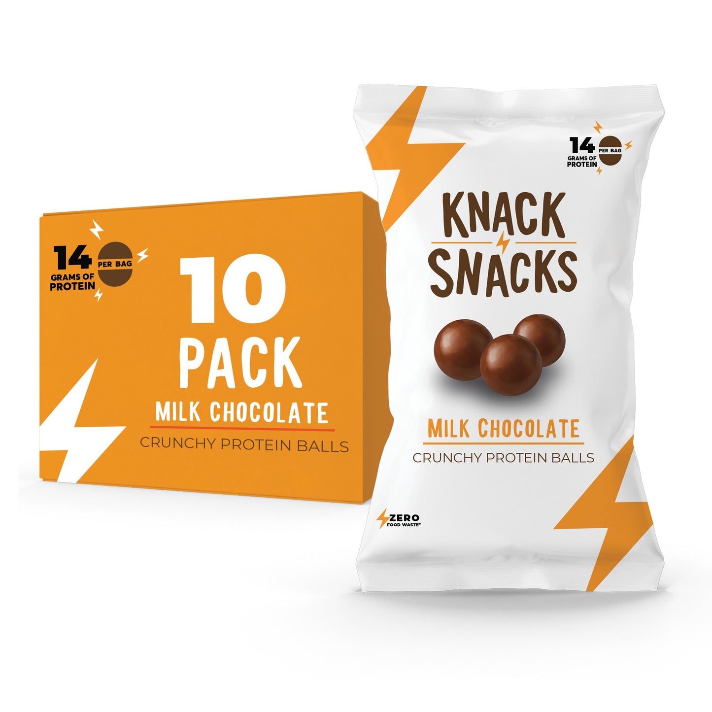 Milk Chocolate Crunchy Protein Balls (10 pack) Knack-Snacks ScentiMelti Wax Melts