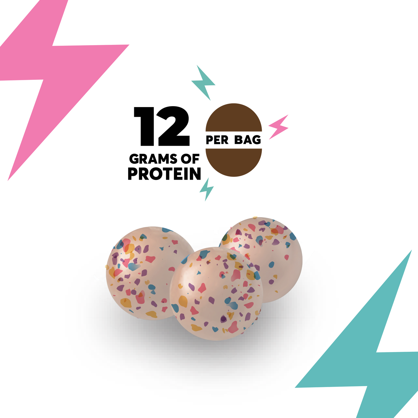 Birthday Cake Crunchy Protein Balls (10 pack) Knack-Snacks ScentiMelti Wax Melts