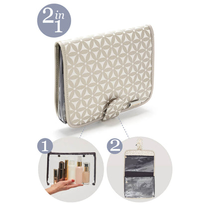 'Kate' Hanging Beauty Bag in Starflower Gold - ScentiMelti Home Fragrance, Beauty & Gifts UK