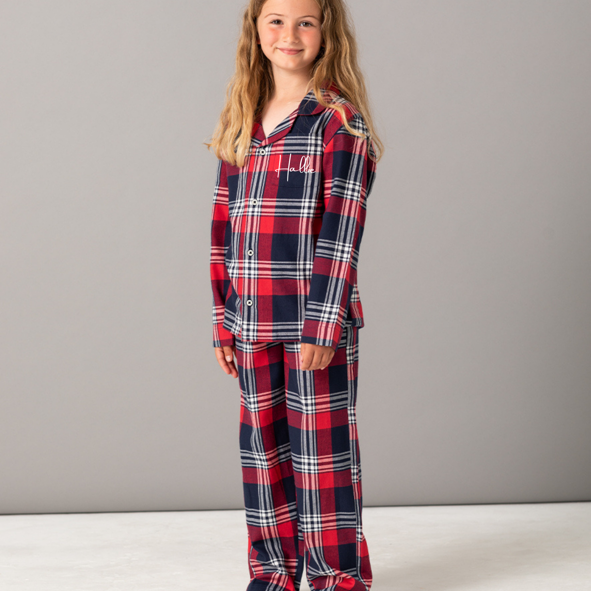 Personalised Tartan Christmas Pyjamas | Family Matching - ScentiMelti Home Fragrance, Beauty & Gifts UK