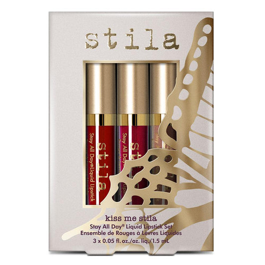 Stila Kiss Me Stila - Stay All Day Liquid Lipstick Set Beauty Goddess ScentiMelti Wax Melts