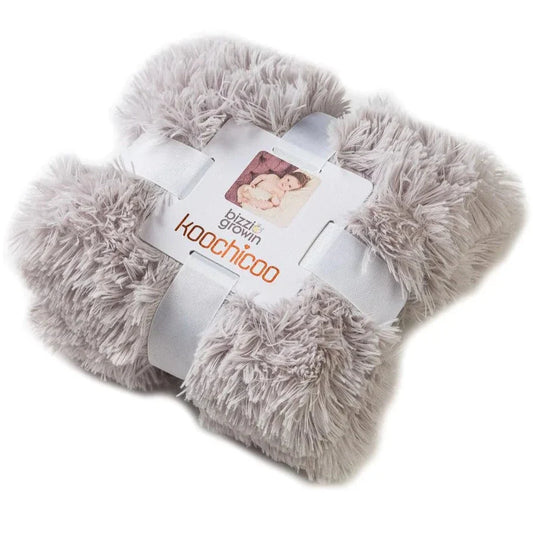 Koochicoo™ Fluffy Baby Blanket - Whisper Grey - ScentiMelti Home Fragrance, Beauty & Gifts UK