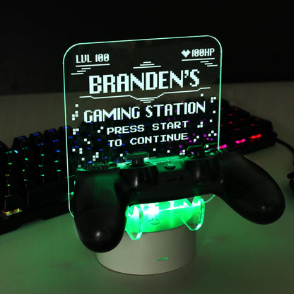 Personalised Light up Gaming controller holder - ScentiMelti Home Fragrance, Beauty & Gifts UK