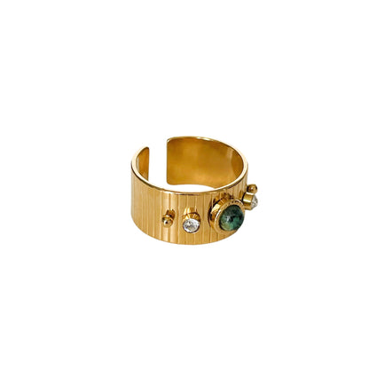 Havana Luxe 18k Gold Plated Ring - ScentiMelti Home Fragrance, Beauty & Gifts UK