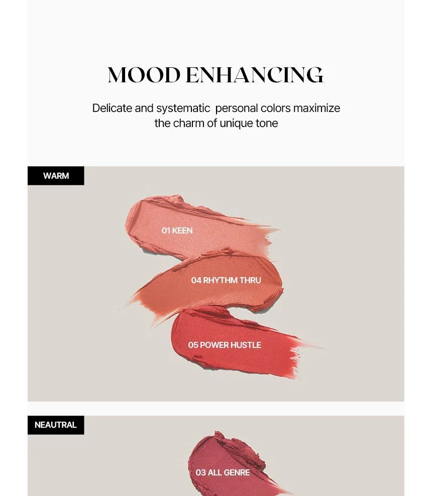 Moonshot Performance Lip Blur Fixing Tint #01 Keen: Warm-tone soft peachy beige colour - ScentiMelti Home Fragrance, Beauty & Gifts UK