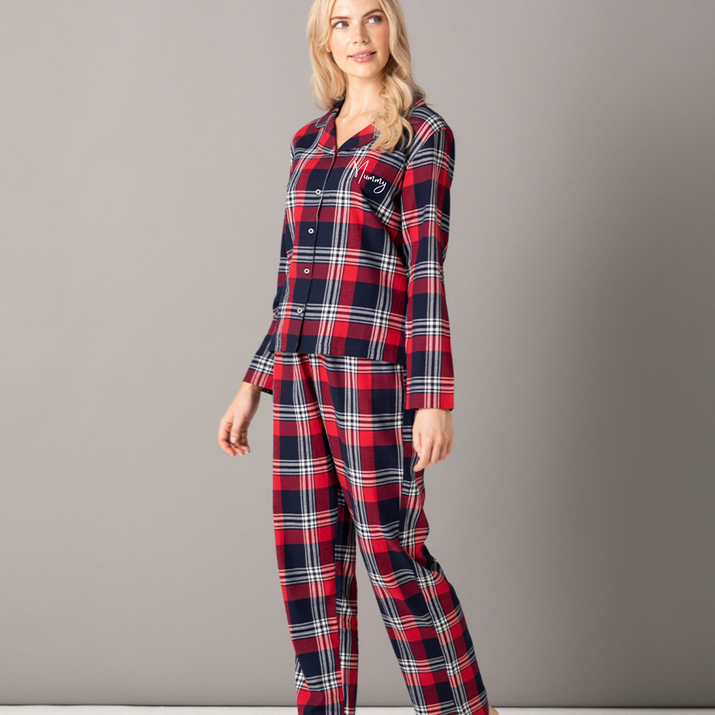 Personalised Tartan Christmas Pyjamas | Family Matching - ScentiMelti Home Fragrance, Beauty & Gifts UK