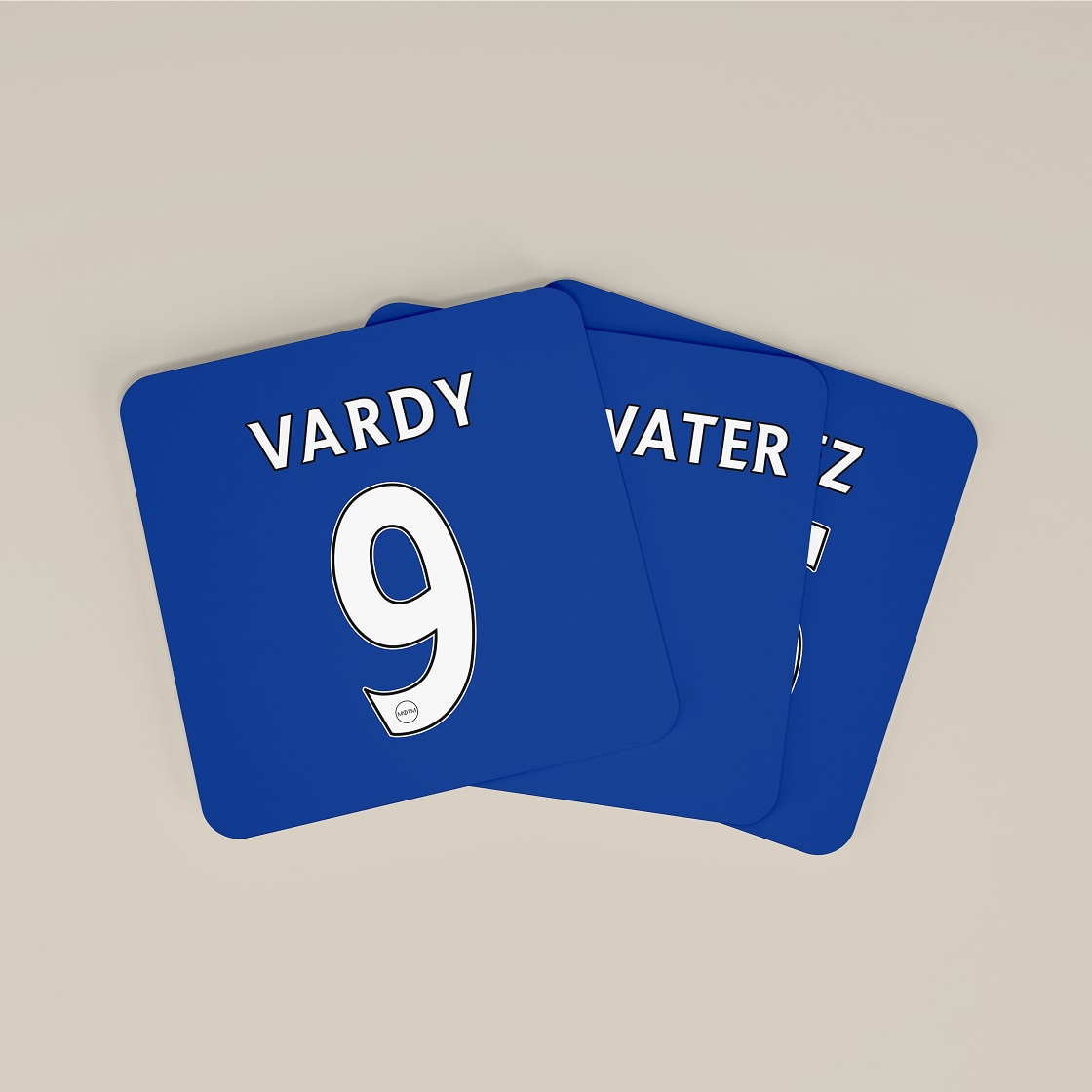 Leicester City Premier League Legends Football Coasters - Set of 4 MOTM Football ScentiMelti Wax Melts