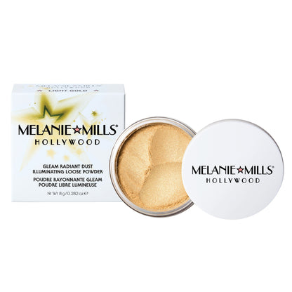 Melanie Mills Gleam Radiant Dust Shimmering Loose Powder for Face & Body - ScentiMelti Home Fragrance, Beauty & Gifts UK