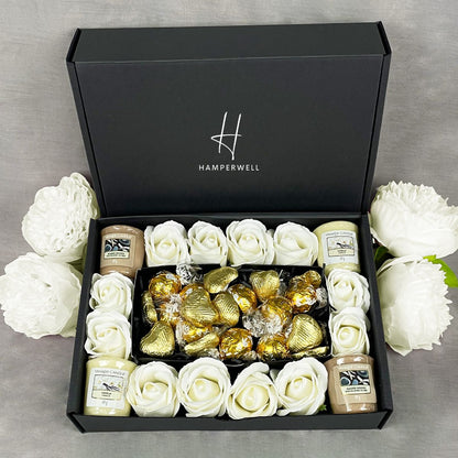 Yankee Candle Ultimate Gift Hamper With Ivory Roses - ScentiMelti  Yankee Candle Ultimate Gift Hamper With Ivory Roses