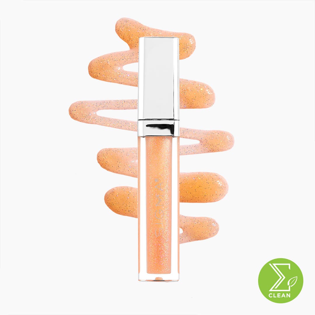 Sigma Beauty Hydrating Lip Gloss - Glaze (HYALURONIC ACID | VITAMIN E | JOJOBA OIL | PH-ACTIVATED) - ScentiMelti Home Fragrance, Beauty & Gifts UK