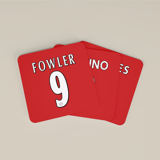 Liverpool Legends Number 9s Football Coasters - Set of 4 MOTM Football ScentiMelti Wax Melts