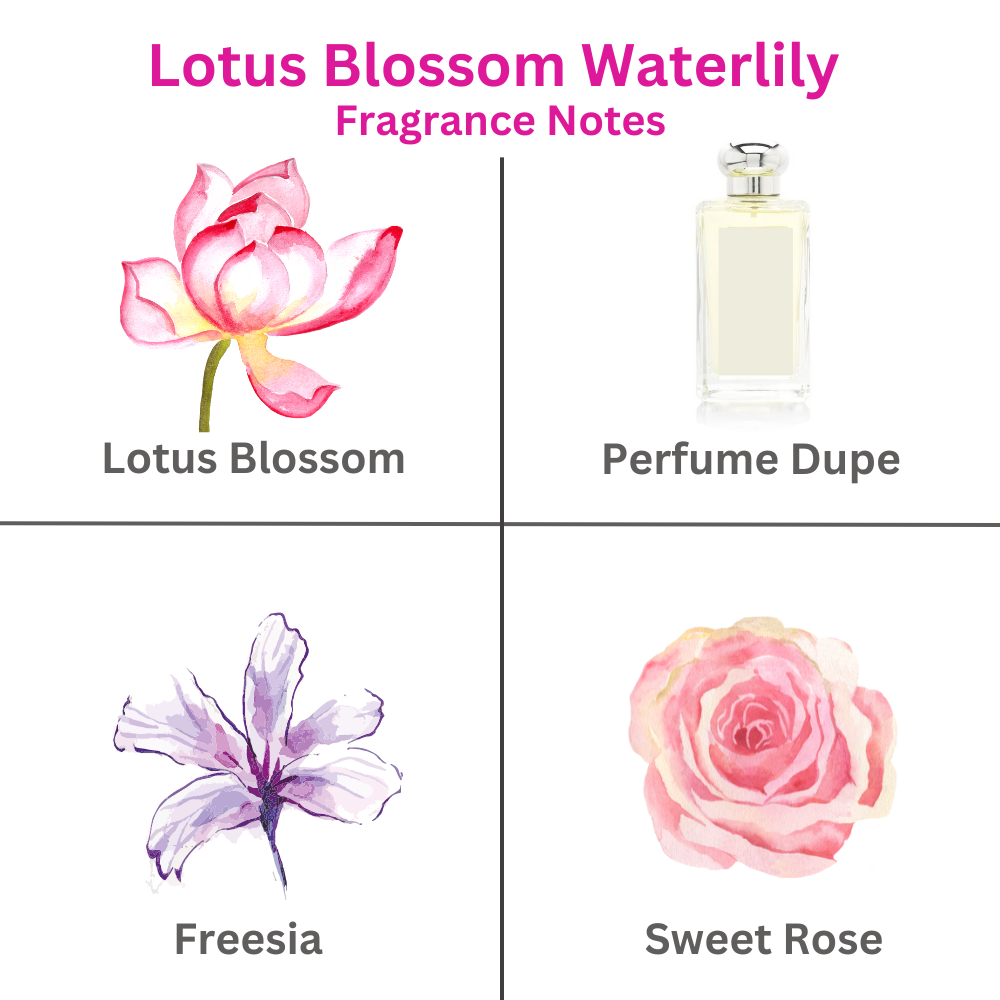 Lotus Blossom & Waterlily Wax Melts Inspired by JM - ScentiMelti  Lotus Blossom & Waterlily Wax Melts Inspired by JM