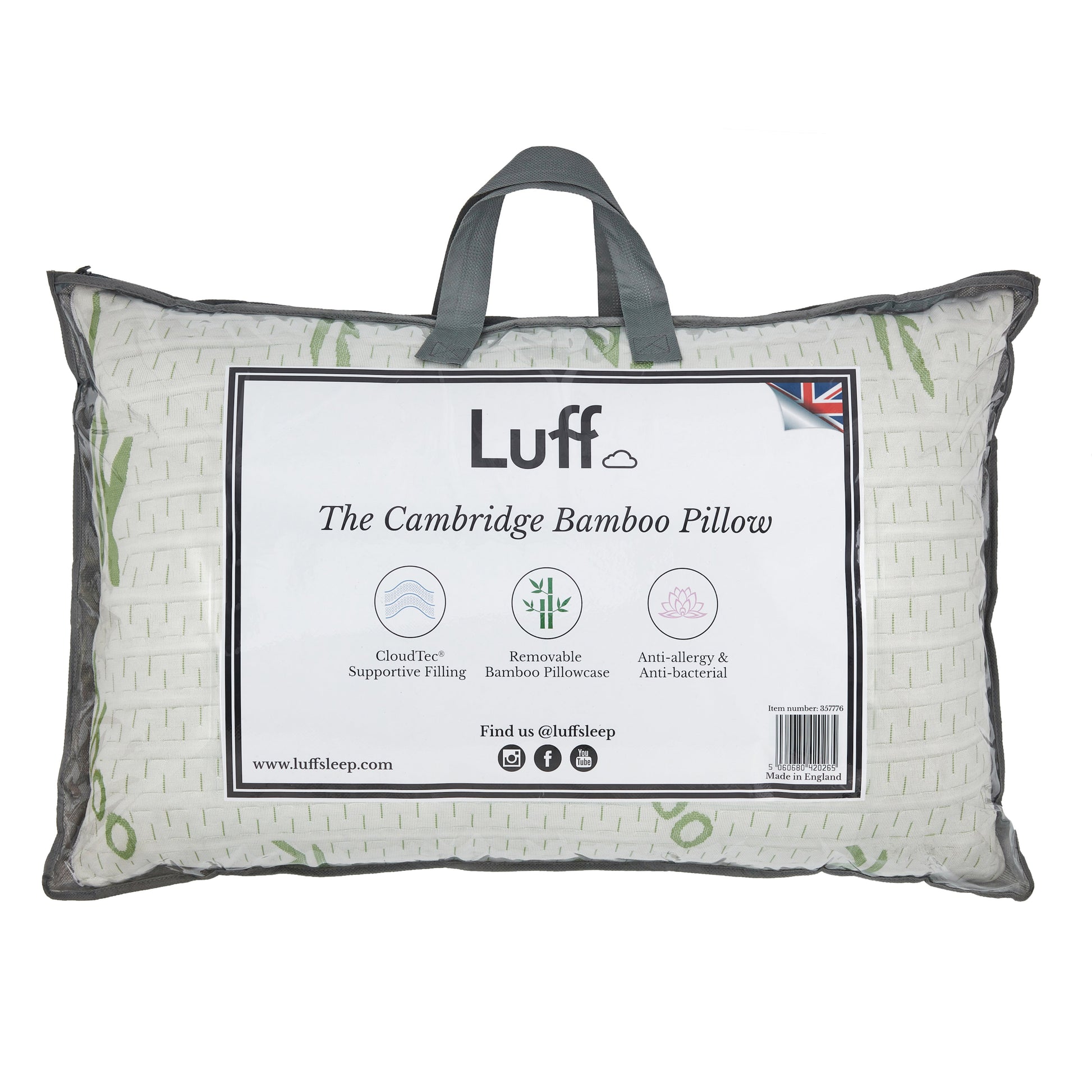 The Bamboo Cambridge Pillow Luff Bedding ScentiMelti Wax Melts