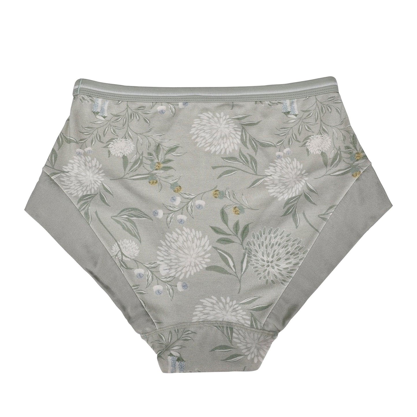 Valentina -  High Waisted Silk & Organic Cotton Full Brief