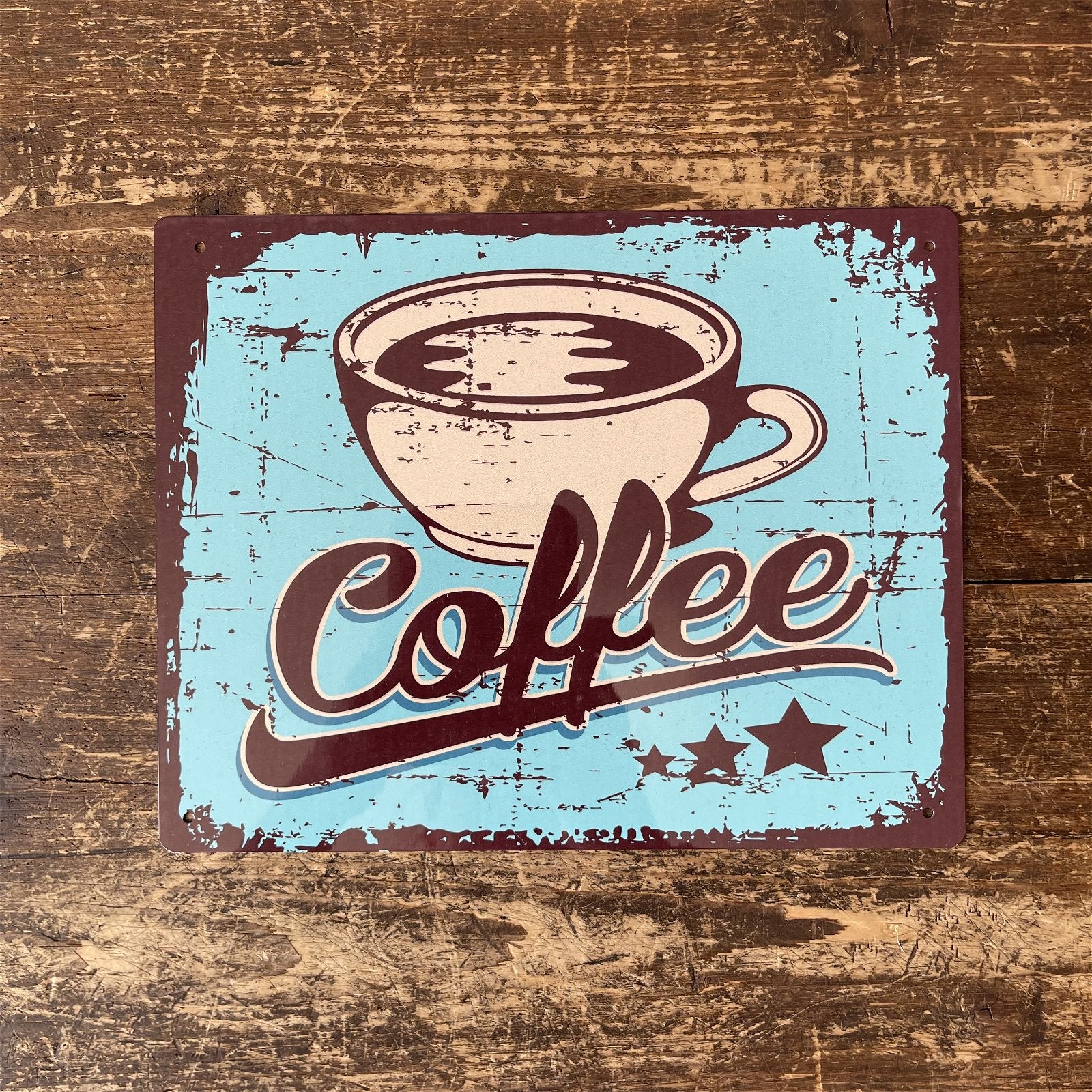 Vintage Metal Sign - Retro Coffee Sign Billies Inks ScentiMelti Wax Melts