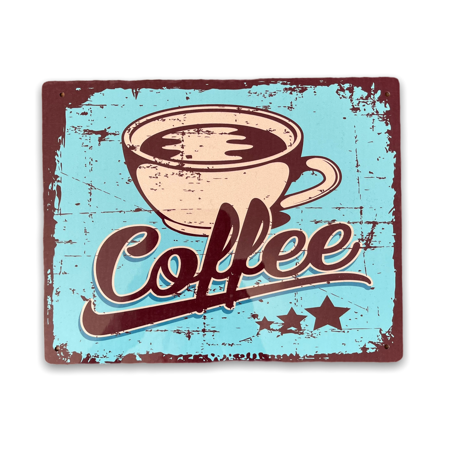 Vintage Metal Sign - Retro Coffee Sign Billies Inks ScentiMelti Wax Melts