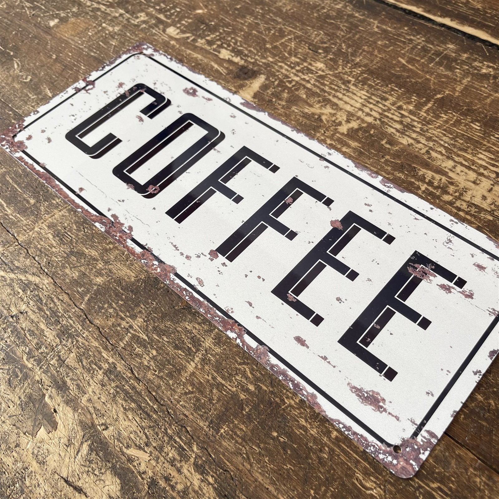 Vintage Metal Sign - Retro Coffee Wall Sign Billies Inks ScentiMelti Wax Melts