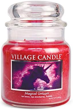 Village Candle Magical Unicorn Medium Candle Beauty Goddess ScentiMelti Wax Melts