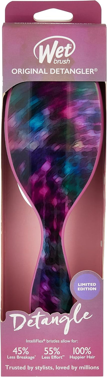 Wet Brush Swirling Stars Original Detangler Magnetic Magenta - ScentiMelti Home Fragrance, Beauty & Gifts UK