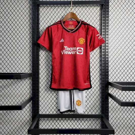 Manchester United 23/24 Home Kids Kit