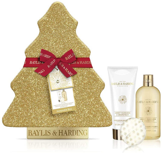 Baylis and Harding Sweet Mandarin and Grapefruit Christmas Tree of Treats Gift Set - ScentiMelti Home Fragrance, Beauty & Gifts UK