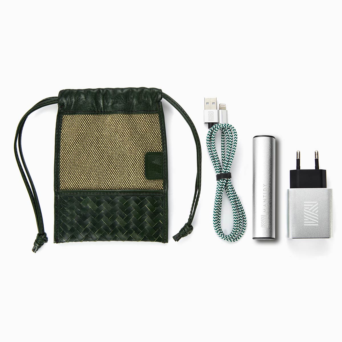 Herringbone TechPack, Racing Green | Mantidy® - ScentiMelti Home Fragrance, Beauty & Gifts UK