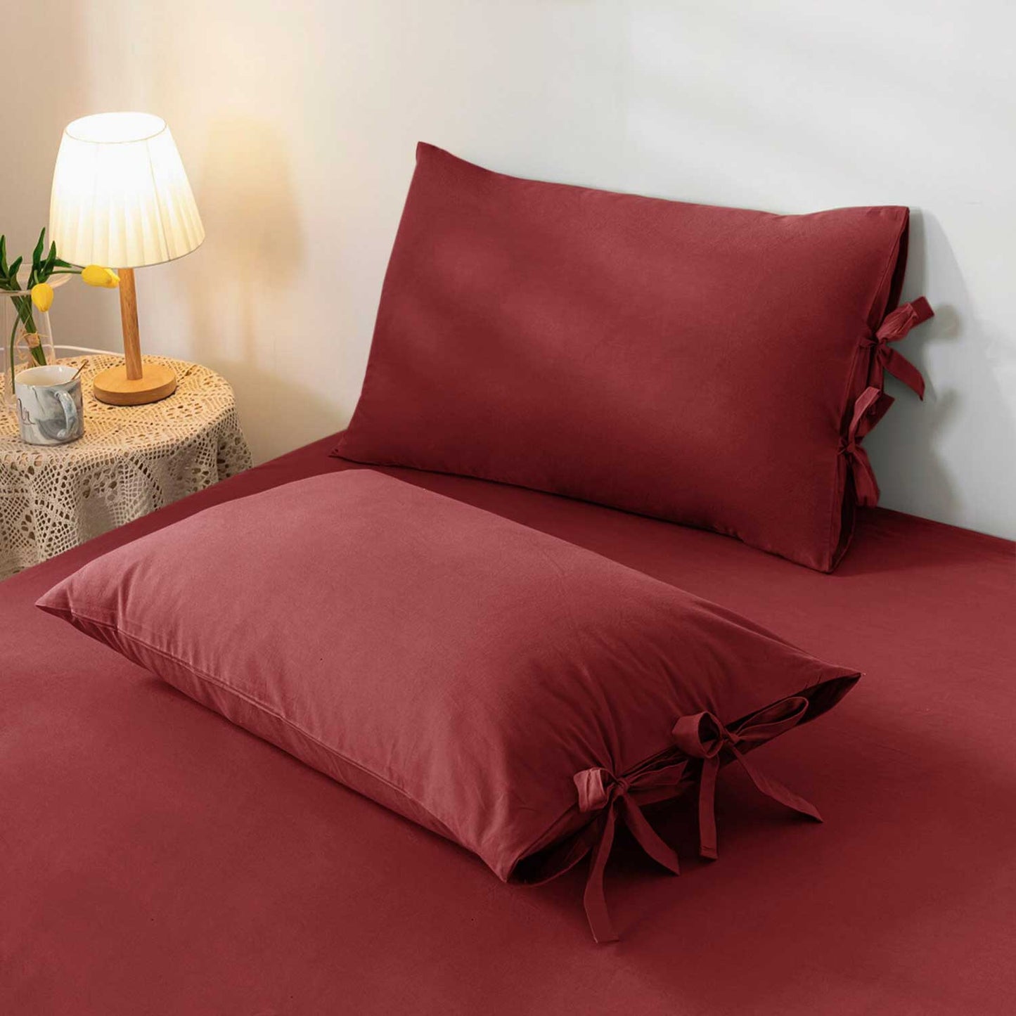 Knotted Duvet Cover Set Cotton Passion UK ScentiMelti Wax Melts