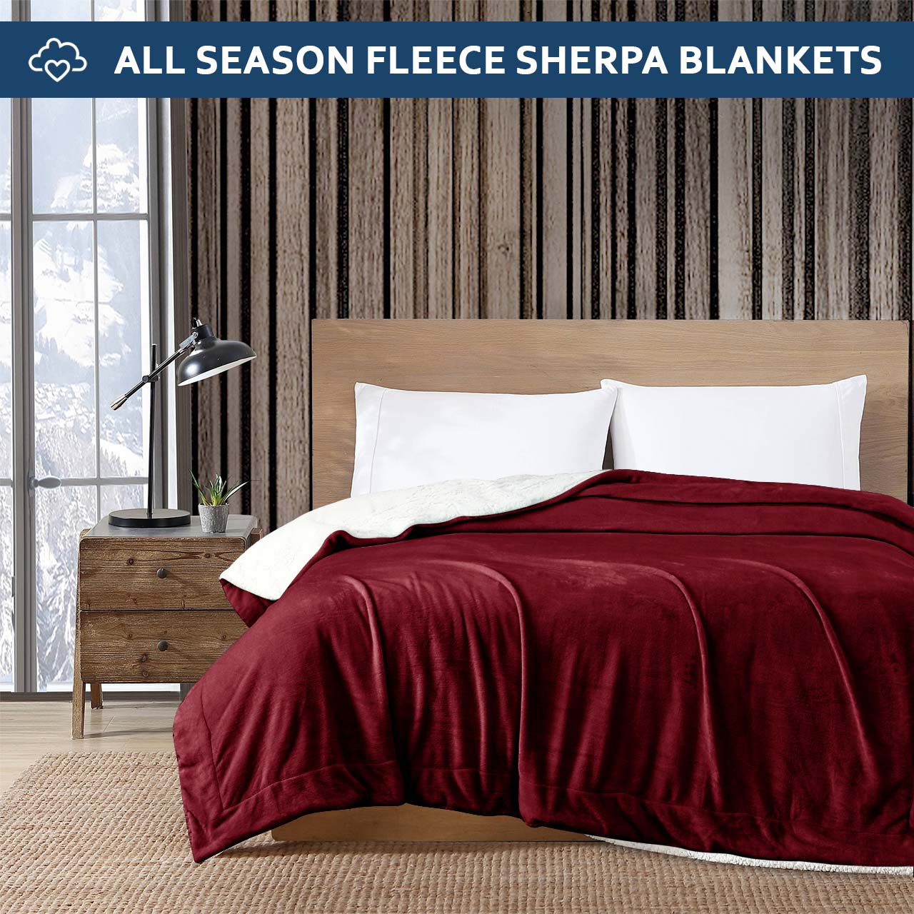 UltraSoft Sherpa Blankets - ScentiMelti Home Fragrance, Beauty & Gifts UK