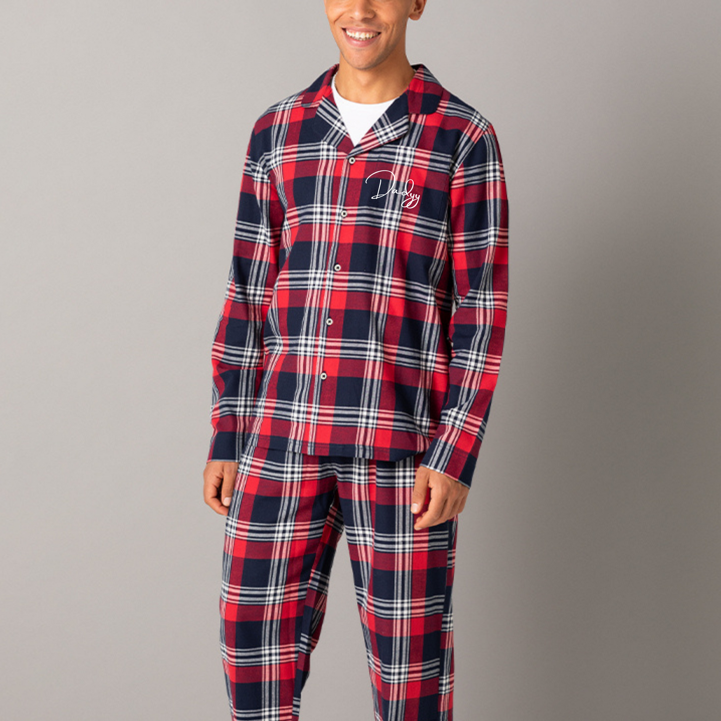 Personalised Tartan Christmas Pyjamas | Family Matching - ScentiMelti Home Fragrance, Beauty & Gifts UK