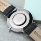 Men's Modern-Vintage Personalised Leather Watch In Black - ScentiMelti Home Fragrance, Beauty & Gifts UK