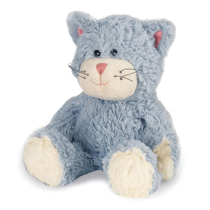 Warmies® Large 13" Sitting Blue Cat- Heated Warm Soft Toys Beauty Goddess ScentiMelti Wax Melts