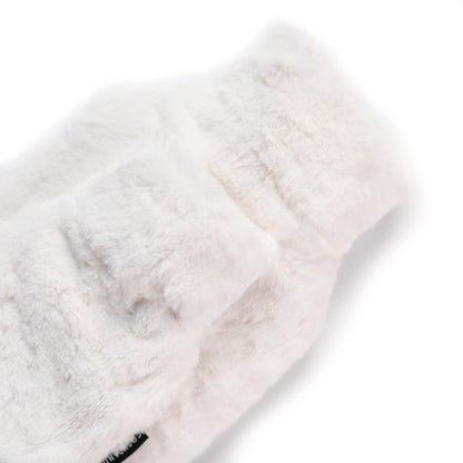 Little and Large Silky Soft White Faux Fur Hot Water Bottle Gift Set CosyPanda ScentiMelti Wax Melts