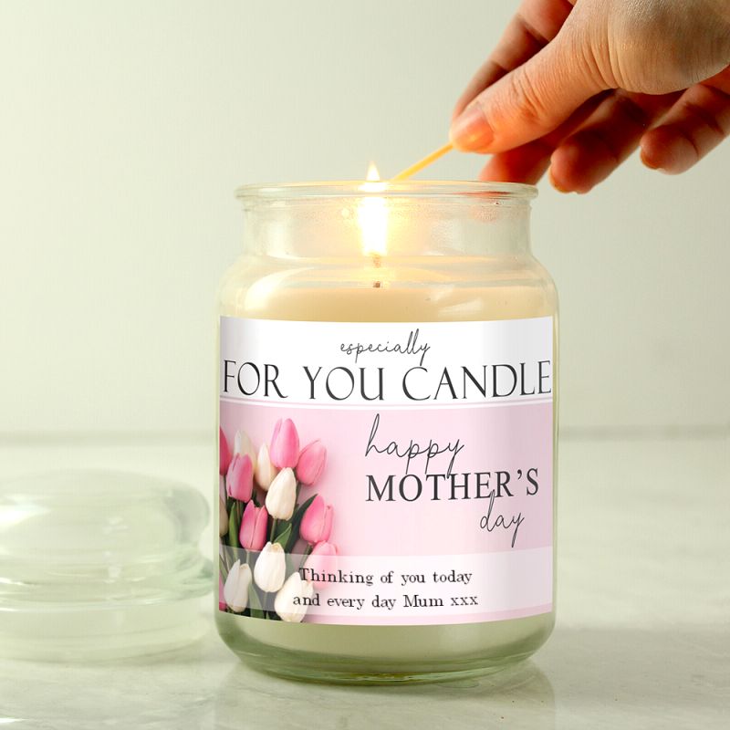 Mother's Day Especially for you Personalised Scented candle - ScentiMelti Home Fragrance, Beauty & Gifts UK