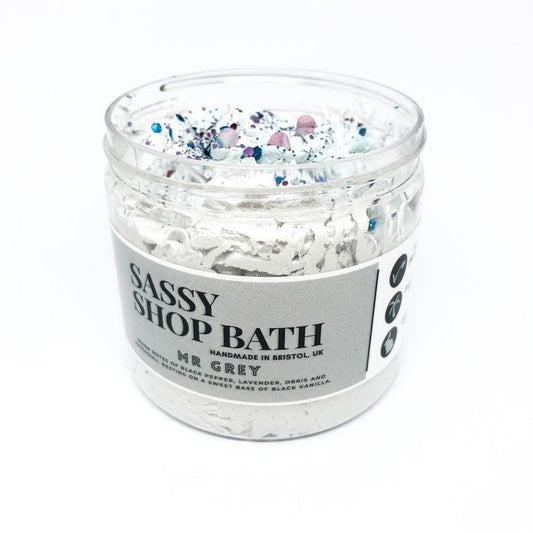 Sassy Shop Bath Whipped Soap - Mr Grey - ScentiMelti Home Fragrance, Beauty & Gifts UK