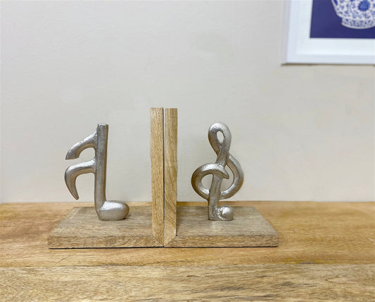 Set of Two Musical Note Bookends Billies Inks ScentiMelti Wax Melts