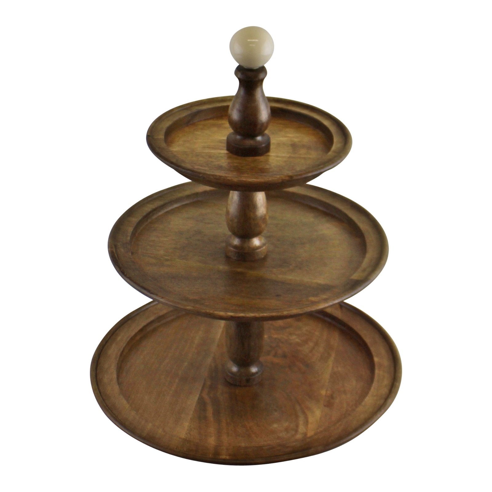 Country Cottage 3 Tier Mango Wood Cake Stand Billies Inks ScentiMelti Wax Melts