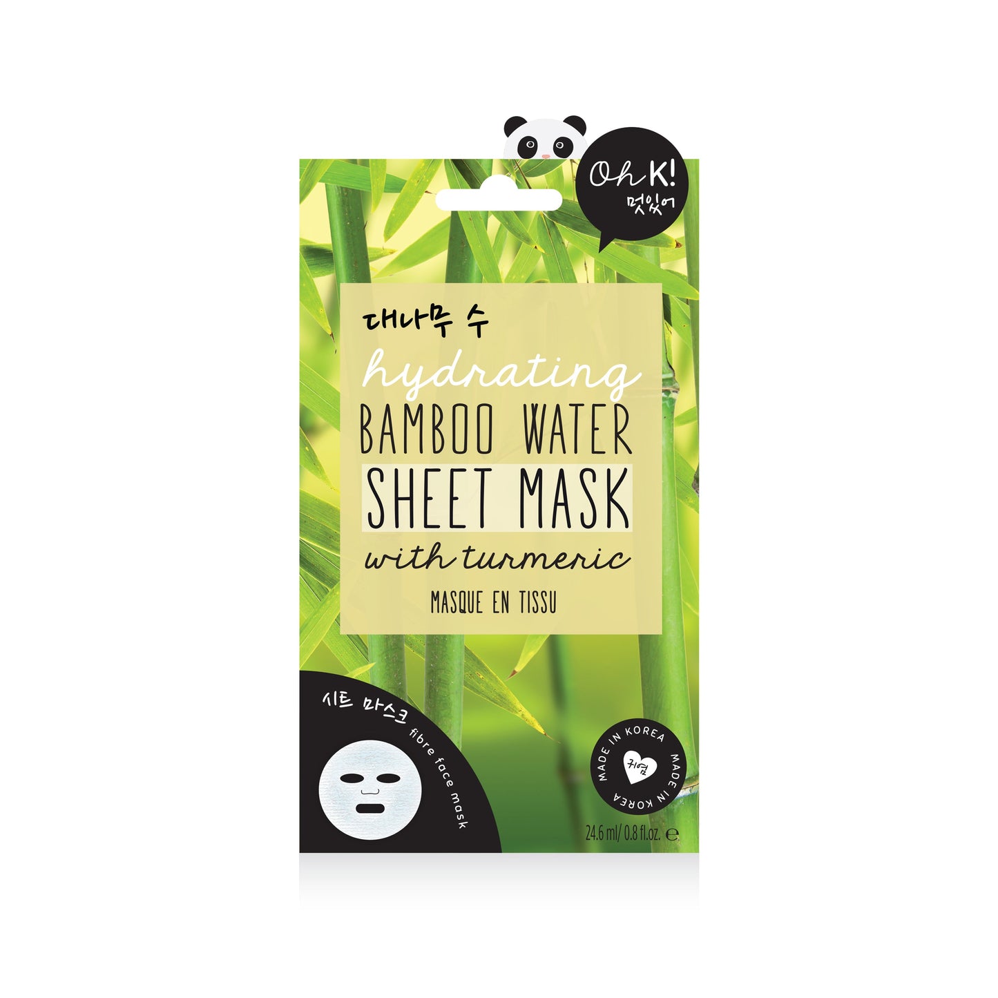 Oh K! Bamboo Water Sheet Mask - ScentiMelti Home Fragrance, Beauty & Gifts UK