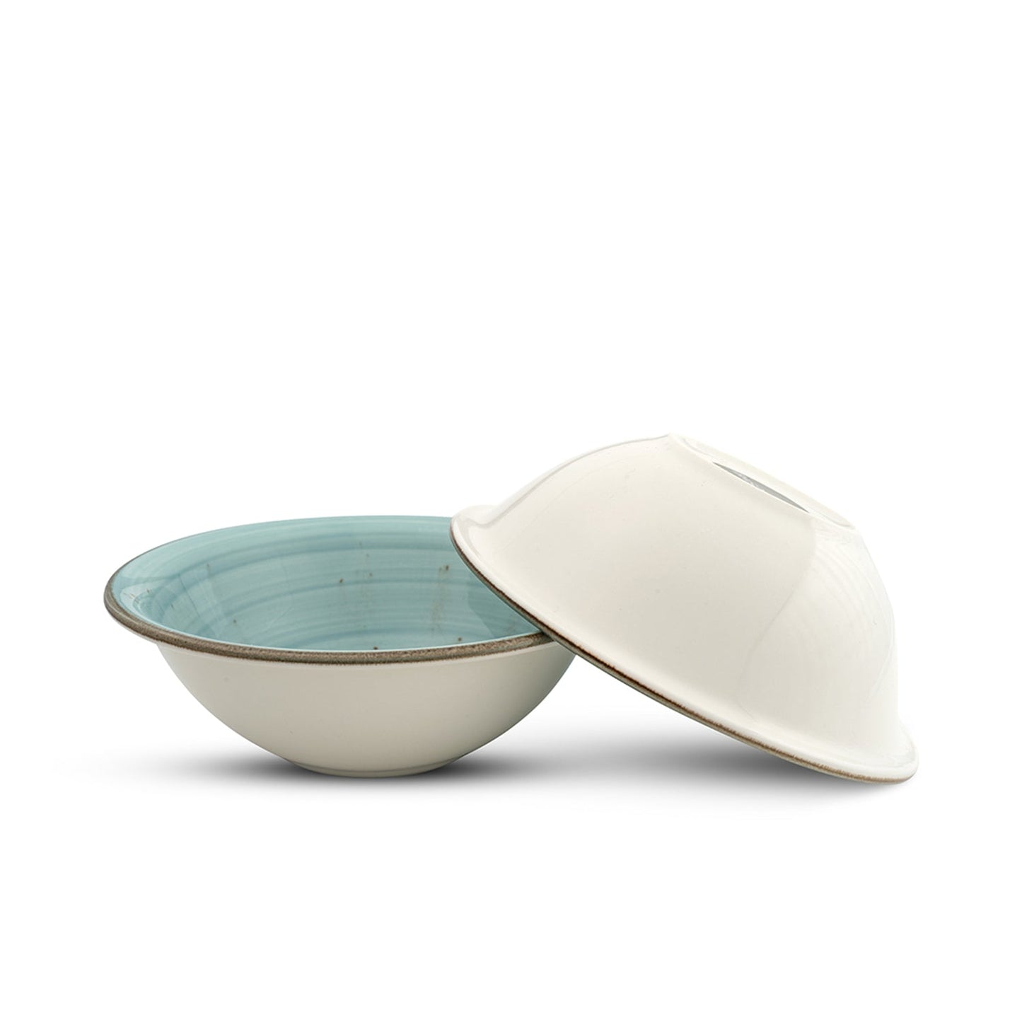 Porcelain Soup-Cereal Bowl Pebble Sea Green 18cm - ScentiMelti Home Fragrance, Beauty & Gifts UK